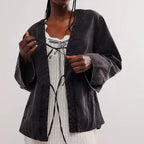 Melvin חולצת ג'ינס קשירה בסגנון וינטג'