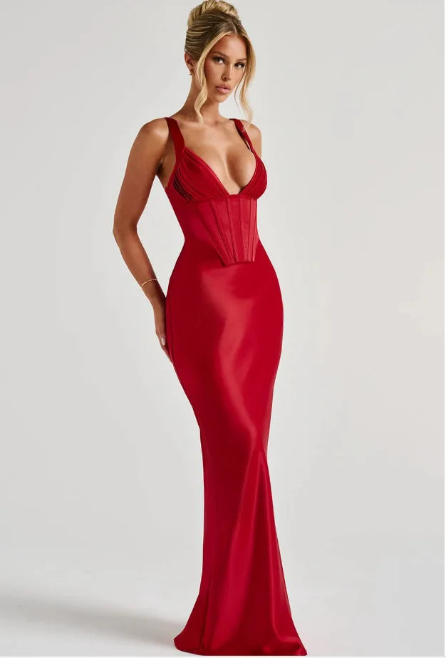 שמלת סטרפלס דגם רייל