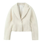 חליפת משי שני חלקים מחויטת מכנסיים ובלייזר - מורל