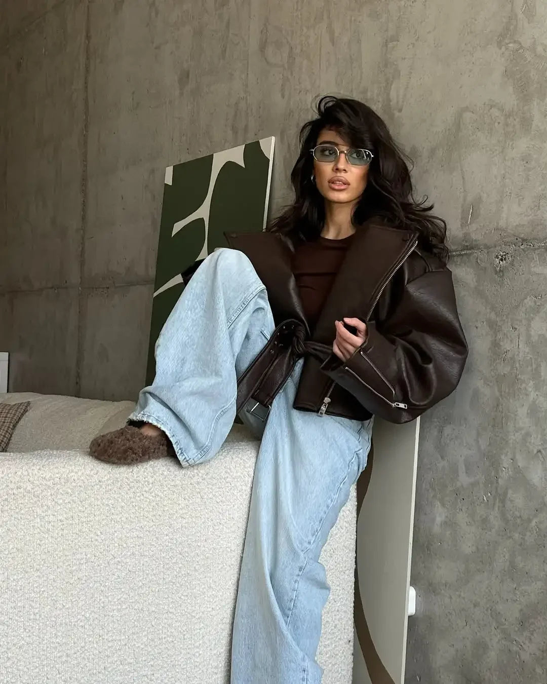 ג'קט עור - נועם