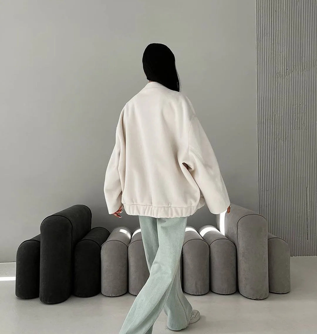 Crane מעיל אוברסייז עם כיסים