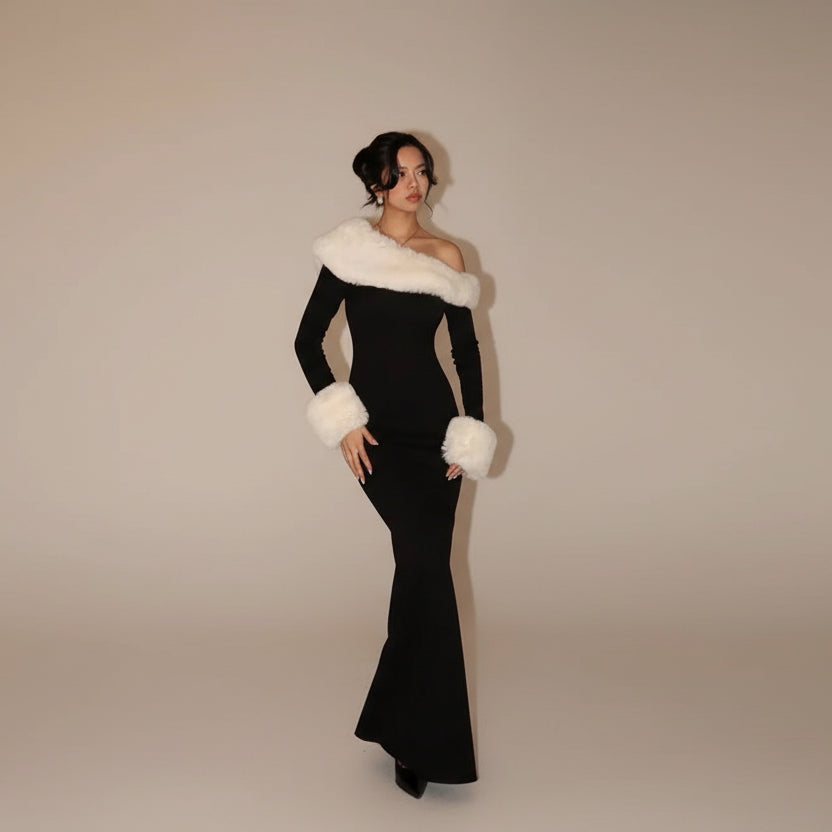 שמלת פרווה דגם קיקו