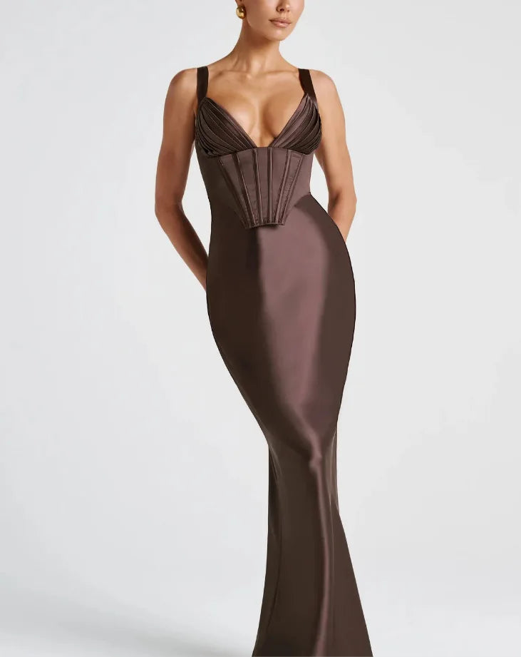 שמלת סטרפלס דגם רייל