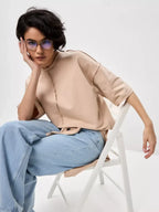 Jana טי שירט אוברסייז כותנה