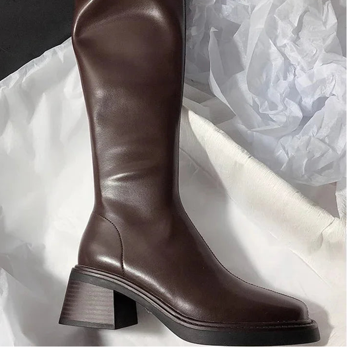 מגף עור דגם אליז