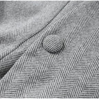 סט שני חלקים צמרי בעיצוב מלכותי חצאית מידי ובלייזר - Reina