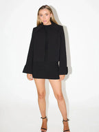 סט שני חלקים מחויט בלייזר וחצאית מיני - מויה