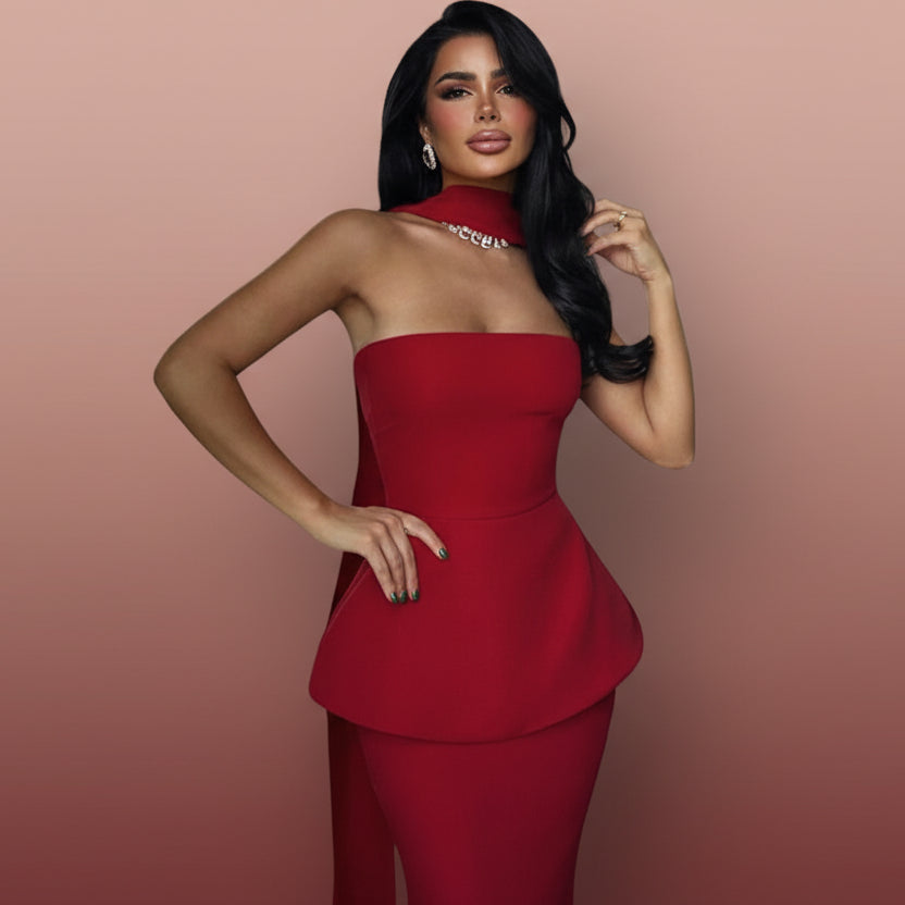 שמלת מקסי דגם מילה