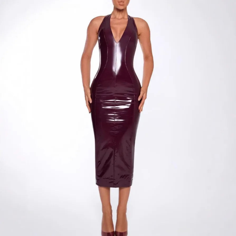 שמלת עור דגם דירה