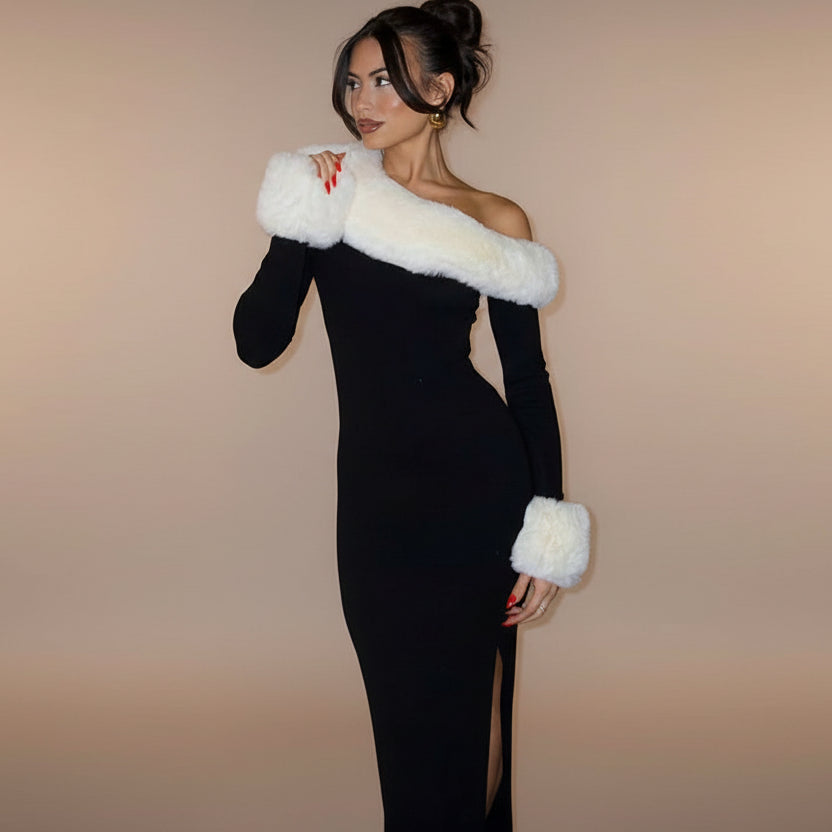 שמלת פרווה דגם קיקו