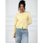 Eden קרדיגן סרוג קלאסי