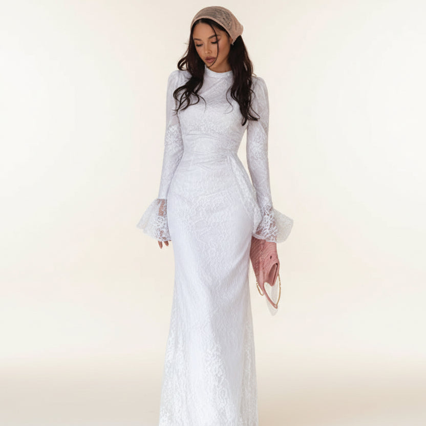 שמלה דגם שנהב