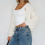 Tyler קרדיגן סרוג עבה עם כפתורים