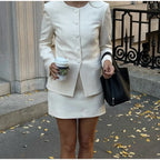 סט שני חלקים מחויט בלייזר וחצאית מיני - Maisie