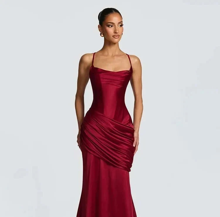 שמלת מקסי דגם נייבי