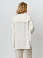 Monroe חולצה עם צווארון מלמלה