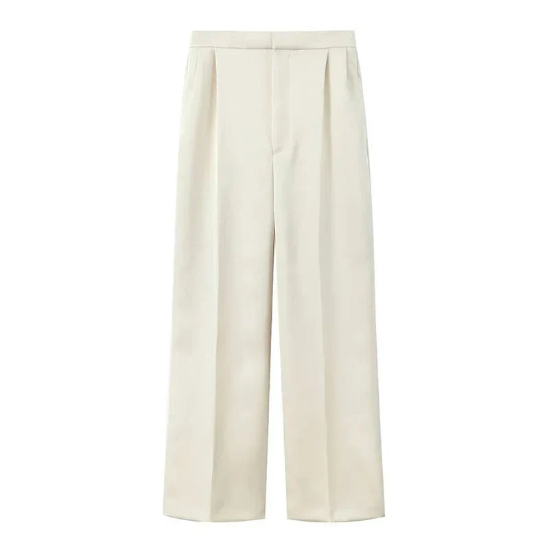 חליפת משי שני חלקים מחויטת מכנסיים ובלייזר - מורל