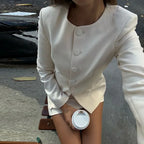 סט שני חלקים מחויט בלייזר וחצאית מיני - Maisie