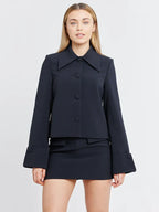 סט שני חלקים מחויט בלייזר וחצאית מיני - מויה