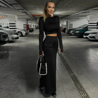 סט שני חלקים טופ וחצאית מקסי - באדי