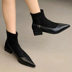 Martin מגפי עור עם רוכסן