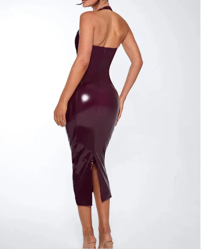 שמלת עור דגם דירה