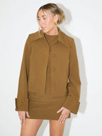 סט שני חלקים מחויט בלייזר וחצאית מיני - מויה