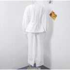 סט שני חלקים צמרי בעיצוב מלכותי חצאית מידי ובלייזר - Reina