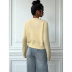 Eden קרדיגן סרוג קלאסי