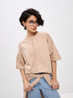 Jana טי שירט אוברסייז כותנה