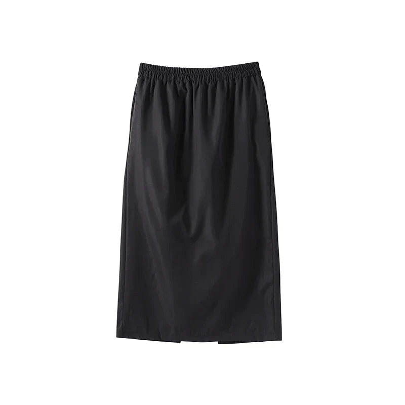 סט שני חלקים אלגנטי חצאית מידי ובלייזר בעיצוב מחויט ויוקרתי - PAS