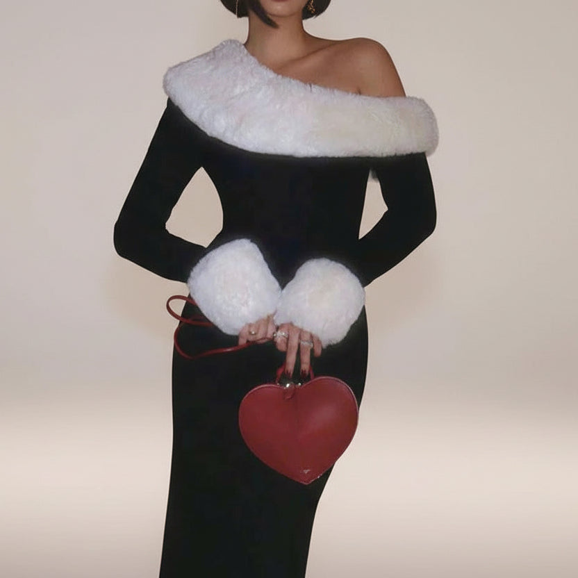 שמלת פרווה דגם קיקו