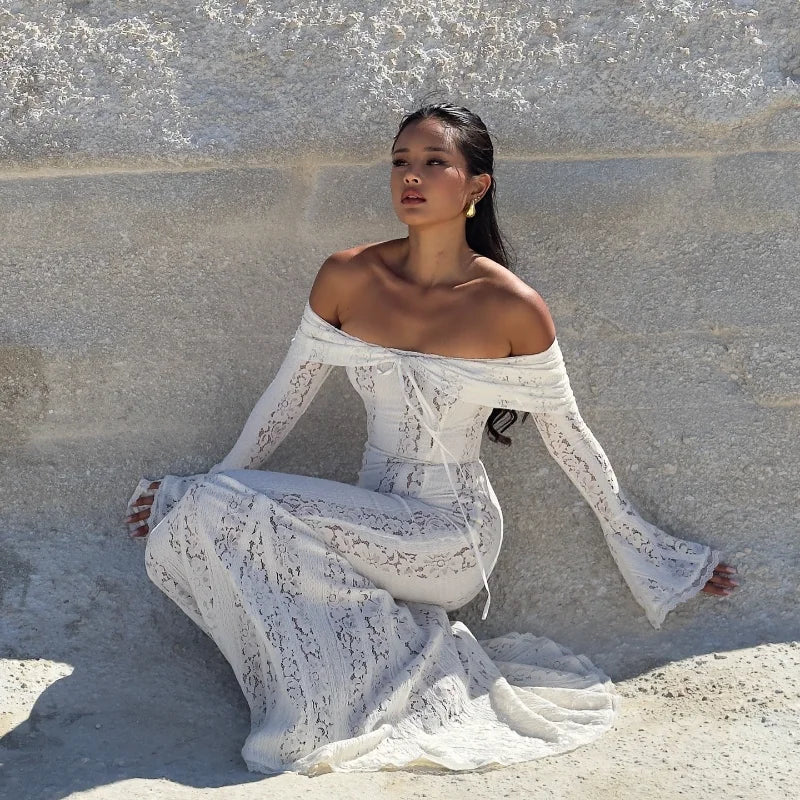 שמלת תחרה דגם לאריס