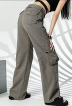 Brock מכנסי קרגו בגזרה רחבה