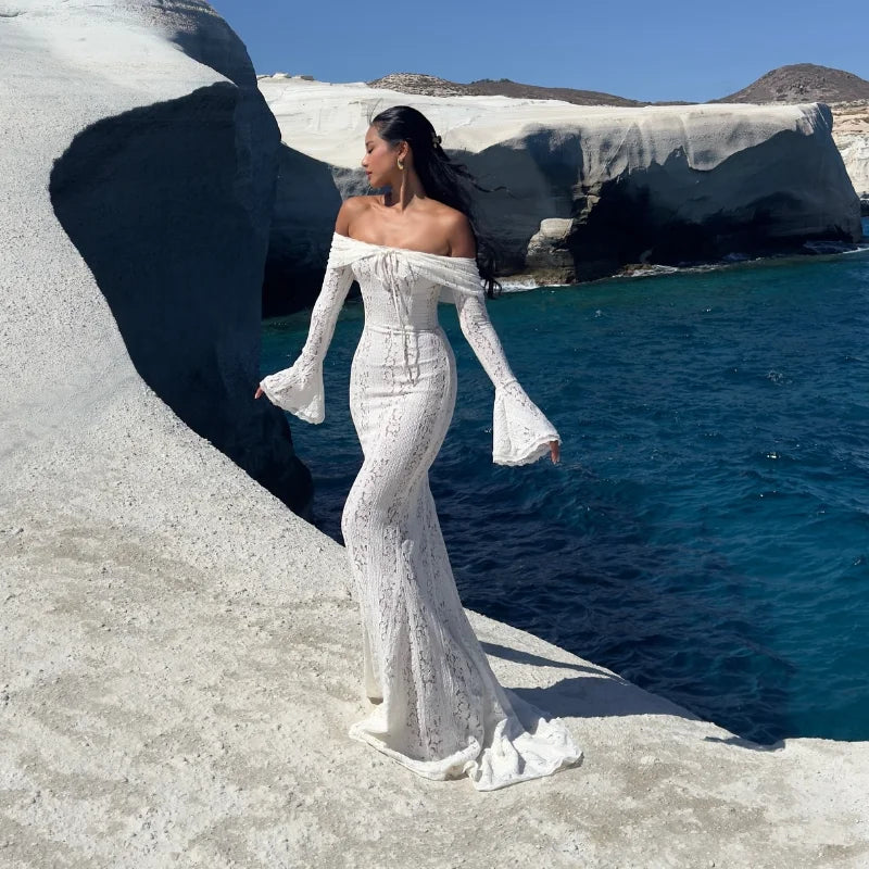 שמלת תחרה דגם לאריס