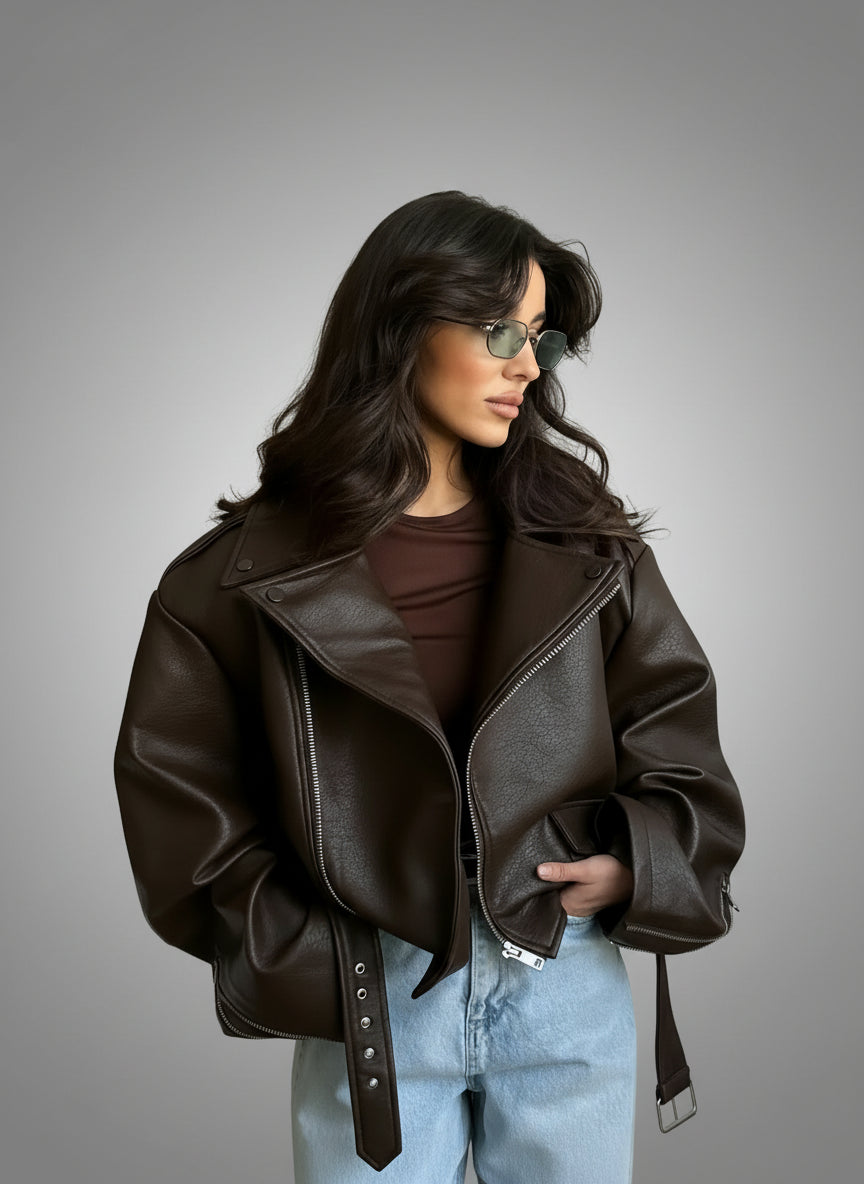 ג'קט עור - נועם