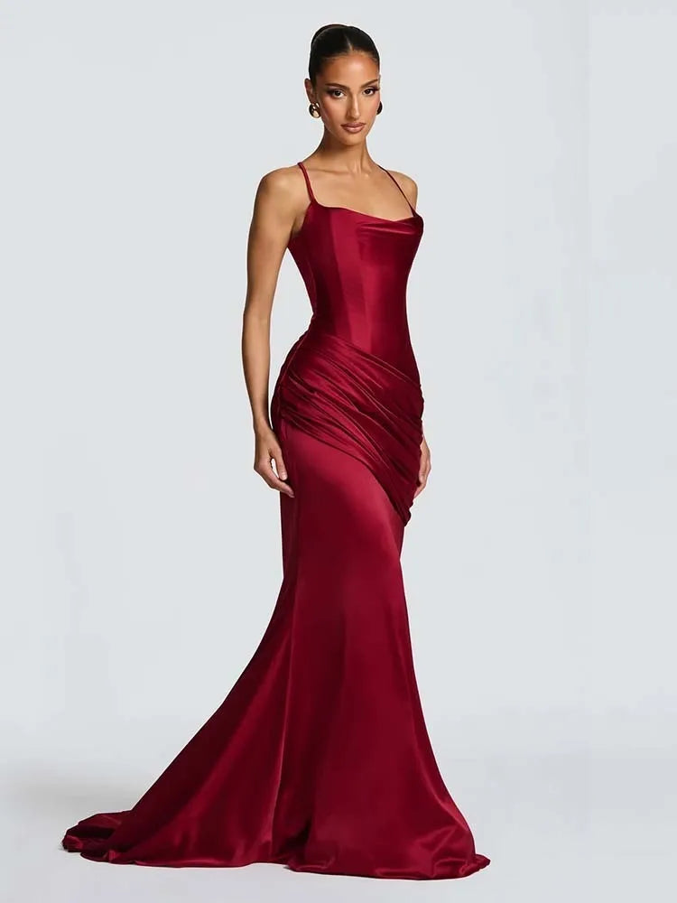 שמלת מקסי דגם נייבי