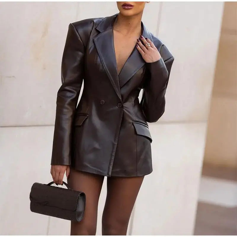 מעיל עור דגם קלאו