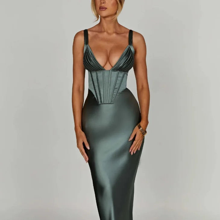 שמלת סטרפלס דגם רייל