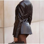 מעיל עור דגם קלאו