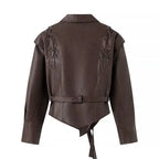 ג'קט עור דגם פלג