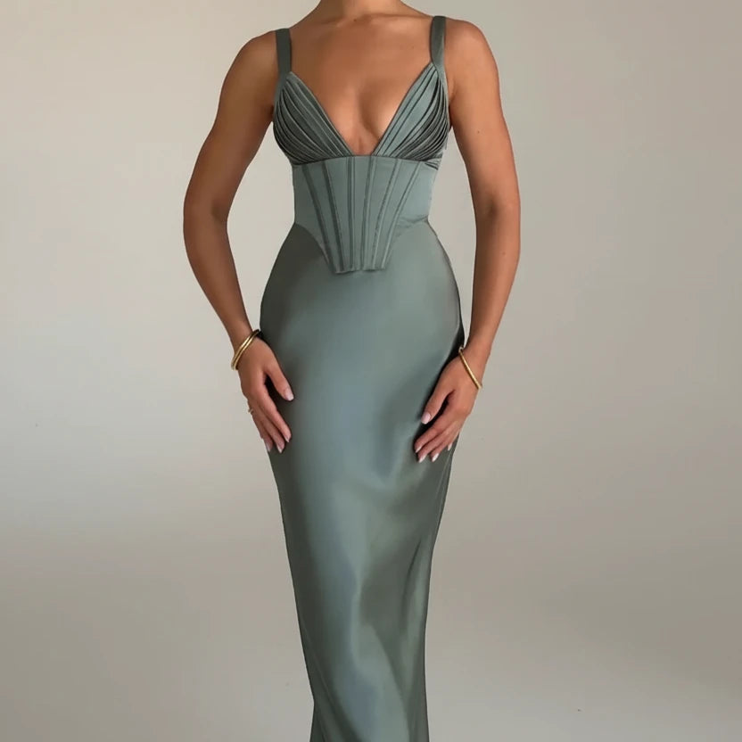 שמלת סטרפלס דגם רייל