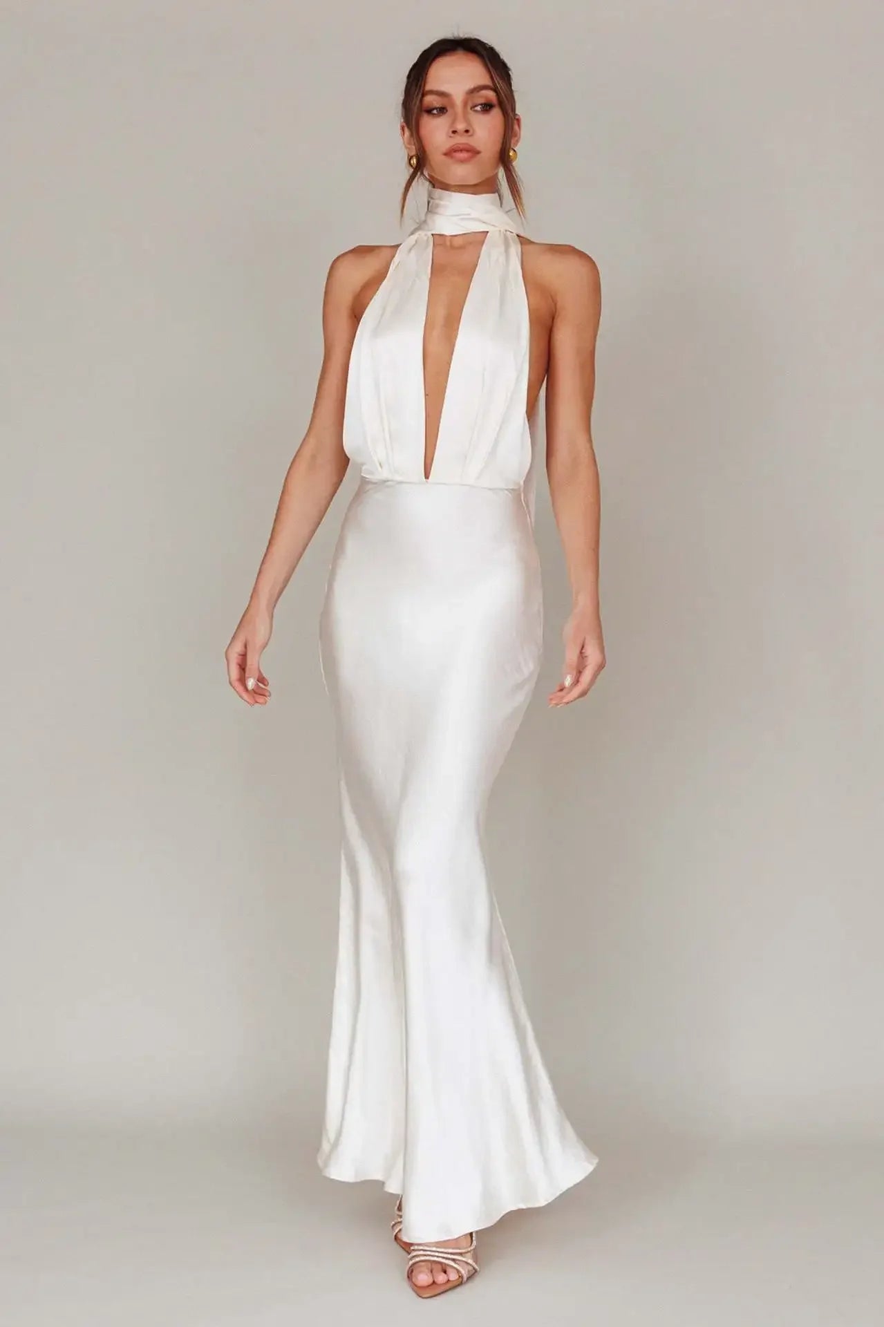 שמלת סאטן דגם ליביה